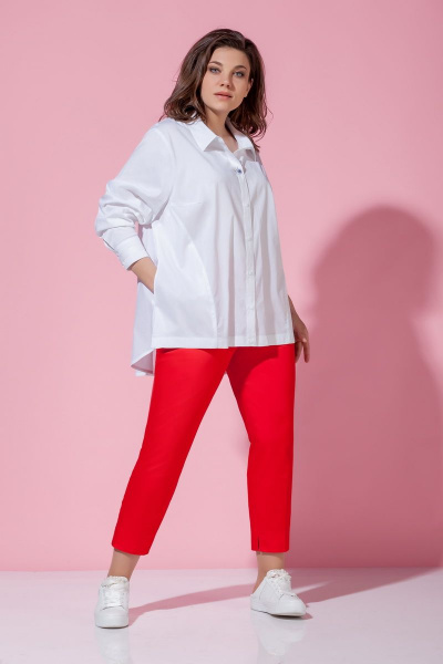 Рубашка Anna Majewska 1368 белый - фото 1