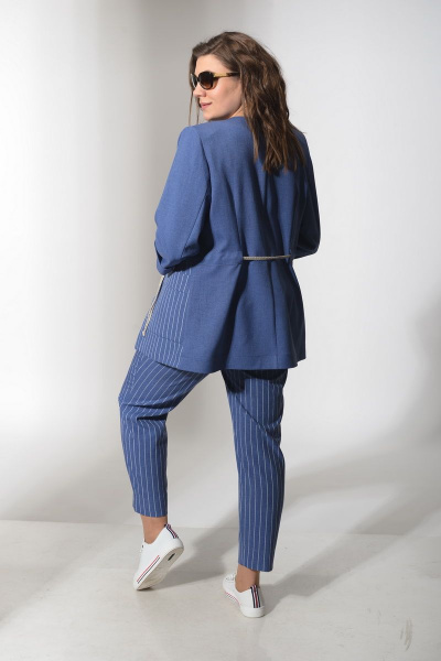 Брюки, жакет, майка Anna Majewska А316B/Б316BF джинс - фото 8