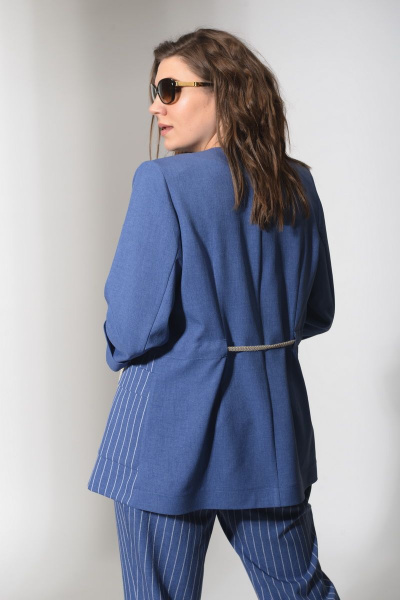 Брюки, жакет, майка Anna Majewska А316B/Б316BF джинс - фото 4