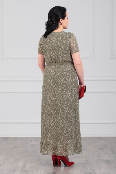 Платье MadameRita 5088 хаки - фото 4