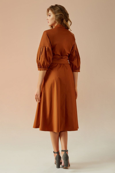 Платье Andrea Fashion AF-8 кэмел - фото 3