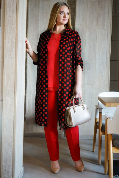 Блуза, брюки, накидка Alani Collection 1144 - фото 2