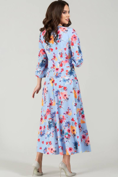 Платье Teffi Style L-1483 акварель - фото 3