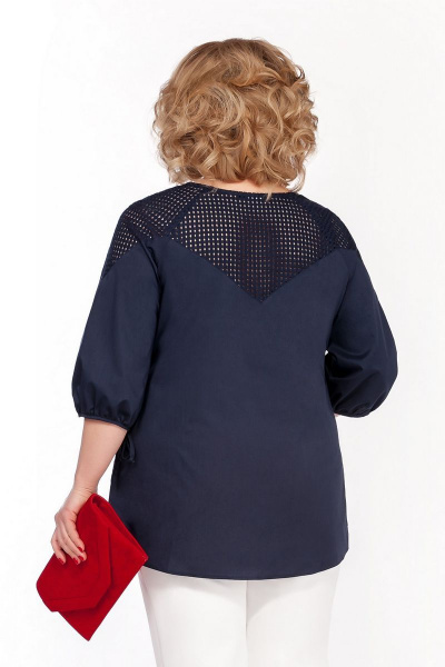 Блуза Pretty 1118 темно-синий - фото 2