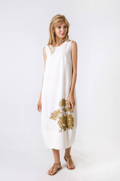 Платье Daloria 1498 молоко - фото 2