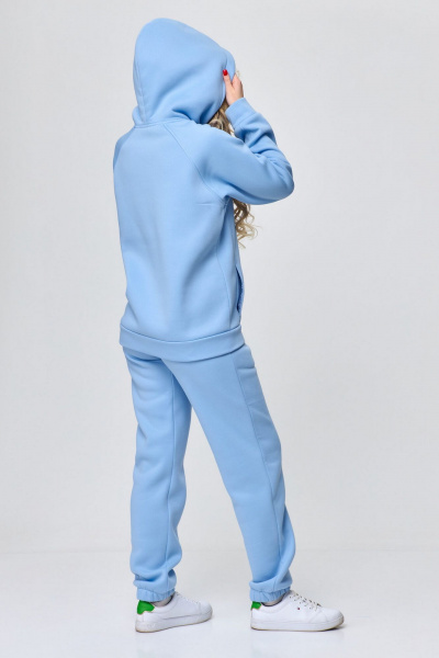 Демисезонный спортивный худи с капюшоном и вышивкой Abbi 4026 - фото 2