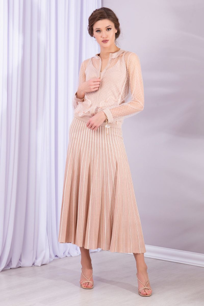 Юбка Barbara Geratti 8058 пудра - фото 1