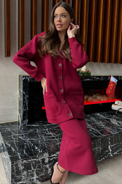 Кардиган, юбка GO F7052/12-01.164-170 - фото 4