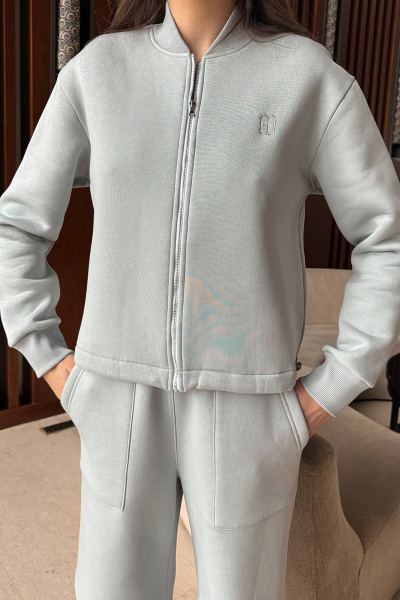 Комфортный костюм из трикотажа с кулисой и фиксаторами GO F3055/29-01.170-176 - фото 8