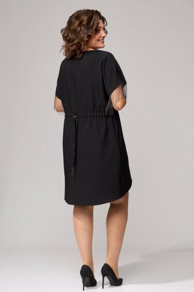 Платье прямого силуэта с рукавом 3/4 и кулисой Надин-Н 2128 - фото 2