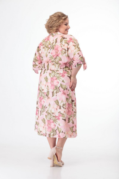 Платье Anelli 670 молочный - фото 6
