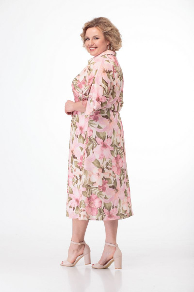 Платье Anelli 670 молочный - фото 2