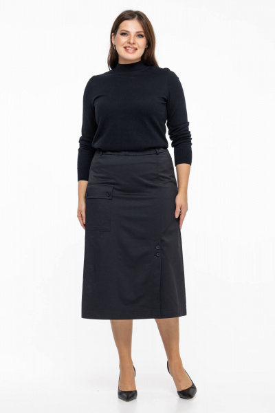 Юбка Avila 0949 черный - фото 9