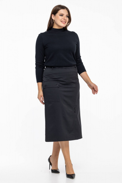 Юбка Avila 0949 черный - фото 8