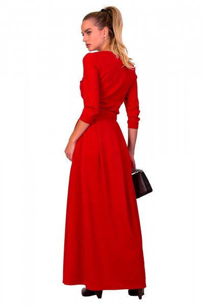 Юбка из трикотаж милано с классическим стилем F de F 2260 красный - фото 2