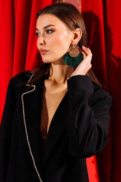 Костюм жакет и брюки оверсайз из текстиля, нарядный стиль Tattica 050 - фото 4