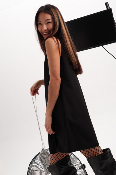 Платье короткое по переду с длинной расклешенной юбкой BURO 1138 - фото 5