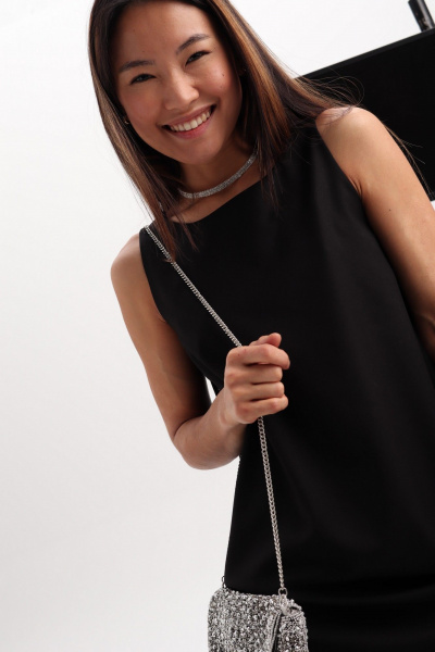 Платье короткое по переду с длинной расклешенной юбкой BURO 1138 - фото 4