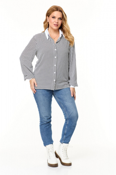 Рубашка Abbi 4024 гусиная_лапка - фото 6