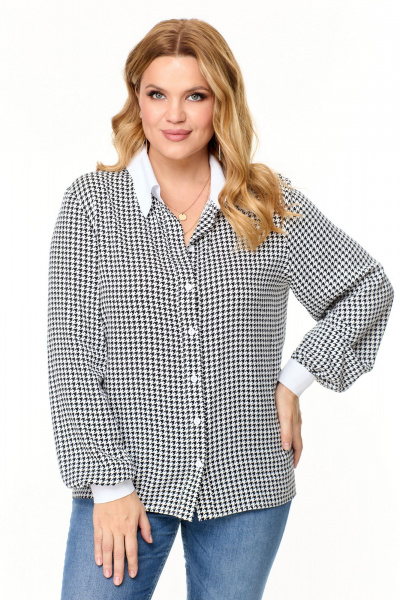 Рубашка Abbi 4024 гусиная_лапка - фото 1