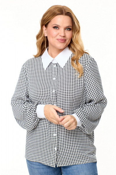 Рубашка Abbi 4024 гусиная_лапка - фото 3