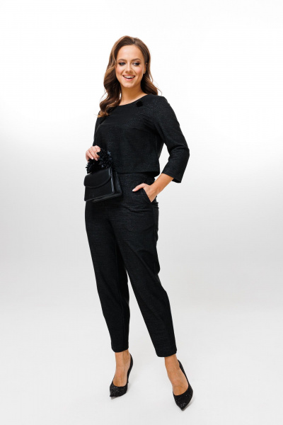 Блуза, брюки Mubliz 127 черный - фото 7