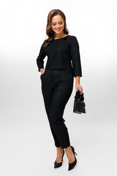 Блуза, брюки Mubliz 127 черный - фото 6