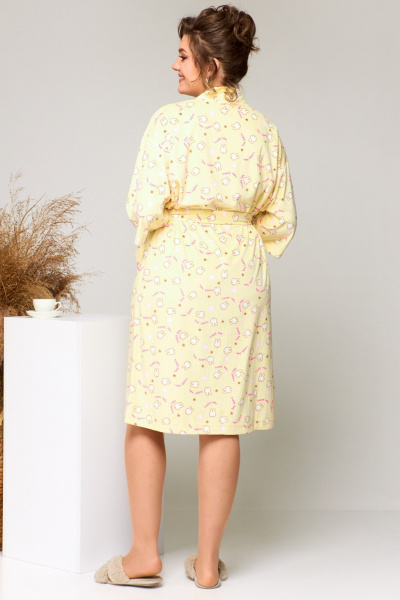 Халат Anastasia 1060 кремовый - фото 5