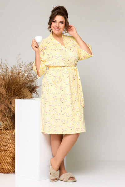 Халат Anastasia 1060 кремовый - фото 1