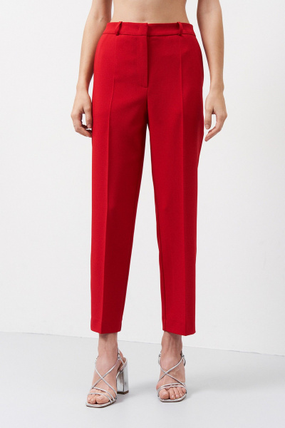 Брюки зауженные на молнии с карманами демисезонные Art Ribbon M3962B - фото 1