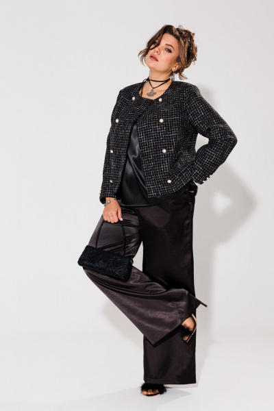 Жакет Anelli 1430 черный - фото 3