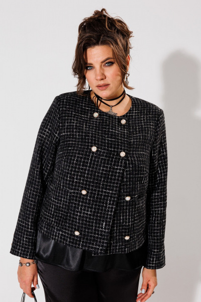 Жакет Anelli 1430 черный - фото 1