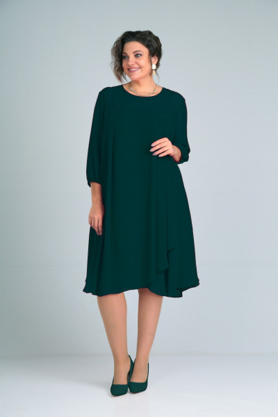 Платье БагираАнТа 923 изумруд - фото 2