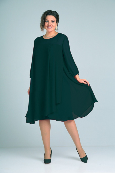 Платье БагираАнТа 923 изумруд - фото 1