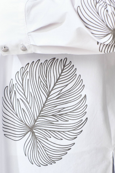 Демисезонный женский комплект из брюк, рубашки и топа Fita 1301 - фото 9