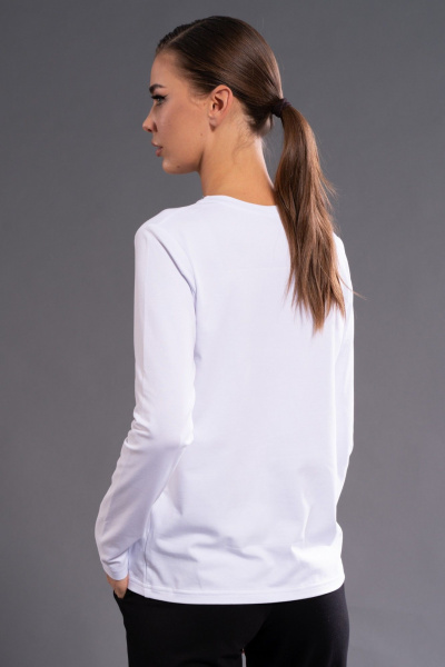 Классический хлопковый лонгслив с принтом на каждый день Kivviwear 4061.50 - фото 5