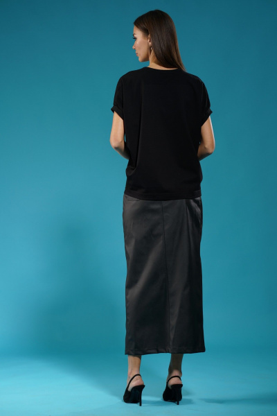 Комфортный трикотажный джемпер с принтом для круглогодичного ношения Kivviwear 4072.12 - фото 13