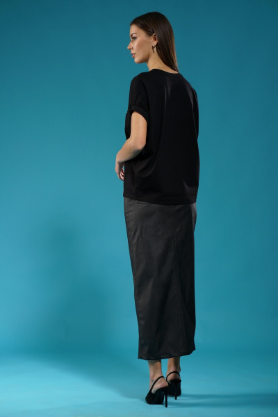 Комфортный трикотажный джемпер с принтом для круглогодичного ношения Kivviwear 4072.12 - фото 12