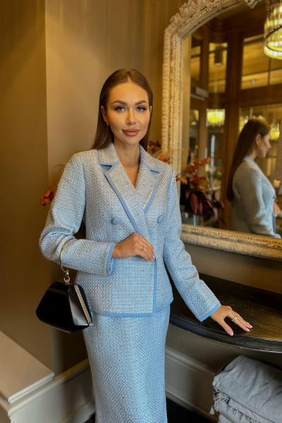 Жакет, юбка Urs 23-184-2 - фото 7