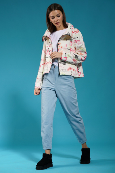 Джинсовые джоггеры с комфортом и классическим стилем Kivviwear 4149.01 - фото 17