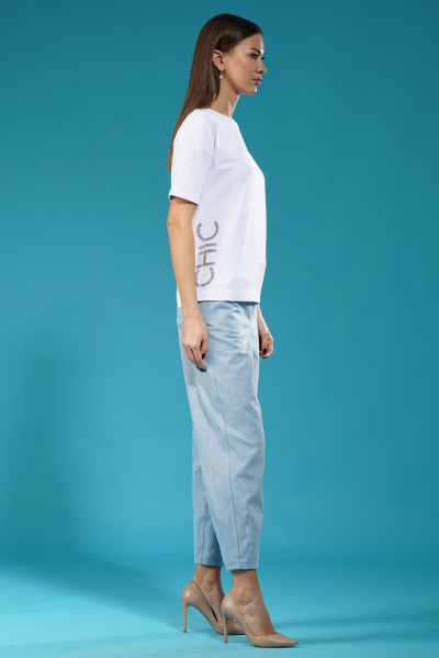 Джинсовые джоггеры с комфортом и классическим стилем Kivviwear 4149.01 - фото 15