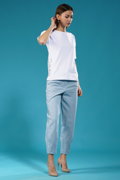 Джинсовые джоггеры с комфортом и классическим стилем Kivviwear 4149.01 - фото 14