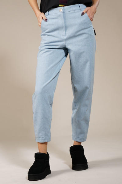 Джинсовые джоггеры с комфортом и классическим стилем Kivviwear 4149.01 - фото 2