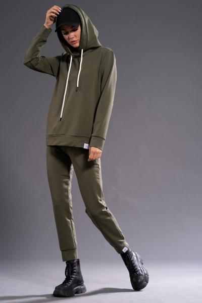 Демисезонный спортивный костюм из хлопка с карманами Kivviwear 30164040.07 - фото 3