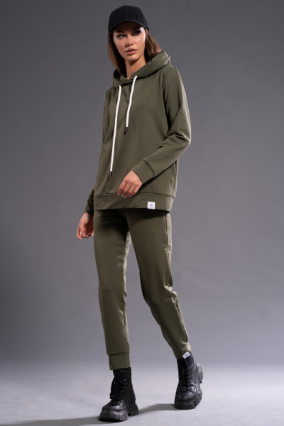 Демисезонный спортивный костюм из хлопка с карманами Kivviwear 30164040.07 - фото 2