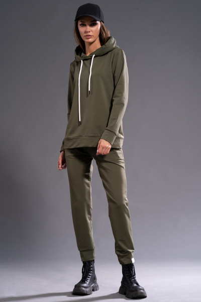 Демисезонный спортивный костюм из хлопка с карманами Kivviwear 30164040.07 - фото 1