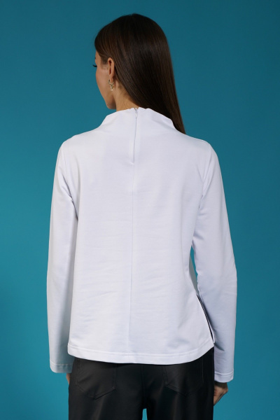 Свитшот с высоким воротником, разрезами и молнией на спине Kivviwear 4153.02 - фото 10