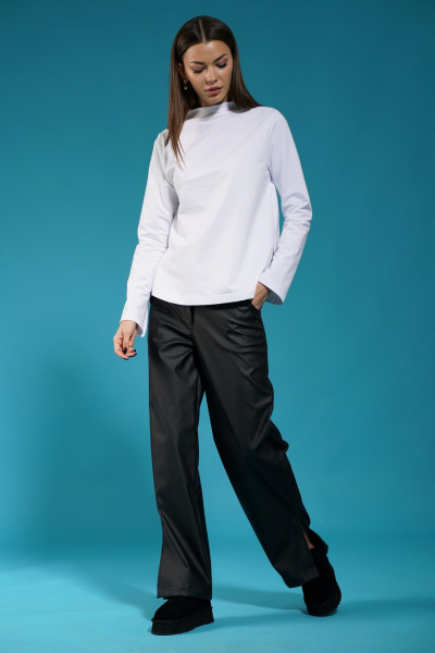 Свитшот с высоким воротником, разрезами и молнией на спине Kivviwear 4153.02 - фото 7