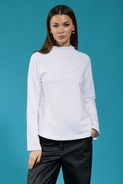 Свитшот с высоким воротником, разрезами и молнией на спине Kivviwear 4153.02 - фото 4