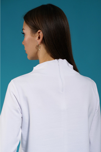 Свитшот с высоким воротником, разрезами и молнией на спине Kivviwear 4153.02 - фото 3